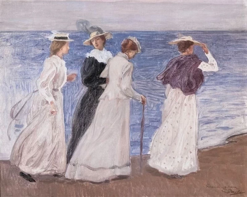 Sulla spiaggia di Visby
